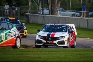 #16 Honda Civic Si of Carter Fartuch, Skip Barber Racing School, TCA, TC America, SRO America, Road America, Elkhart Lake, Aug 2021.
 | Sarah Weeks/SRO             
