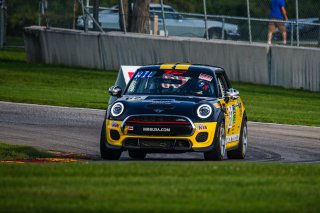 #62 Mini Cooper of Clay Williams, MINI JCW Team, TCA, TC America, SRO America, Road America, Elkhart Lake, Aug 2021.
 | Sarah Weeks/SRO             