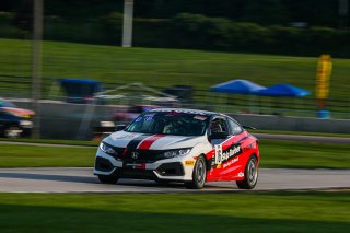 #16 Honda Civic Si of Carter Fartuch, Skip Barber Racing School, TCA, TC America, SRO America, Road America, Elkhart Lake, Aug 2021.
 | Sarah Weeks/SRO             