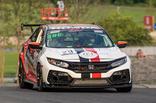 #29 Honda Civic Type-R of Lindsay Brewer, Skip Barber Racing School, TC, TC America, SRO America, Road America, Elkhart Lake, Aug 2021.
 | SRO Motorsports Group
