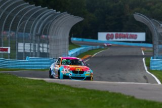 #06 BMW M240iR of Matthew Ibrahim, Garagistic, TC, TC America, SRO America, Watkins Glen International, Watkins Glen, NY, September 2021. | Fabian Lagunas/SRO
