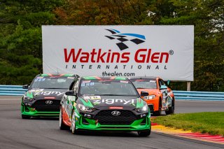 #18 Hyundai Veloster Turbo TCA of Caleb Bacon, Forbush Performance, TCA, TC America, SRO America, Watkins Glen International raceway, Watkins Glen, NY, September 2021.
 | SRO Motorsports Group