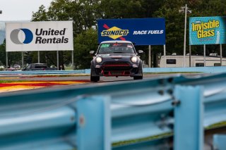 #60  Mini Cooper GP3 of Derek Jones, MINI JCW Team, TC, TC America, SRO America, Watkins Glen International raceway, Watkins Glen, NY, September 2021.
 | SRO Motorsports Group