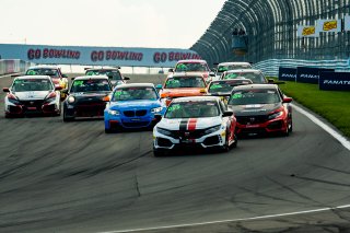 #92 Honda Civic Type-R of Eric Powell, Skip Barber Racing School, TC, TC America, SRO America, Watkins Glen International raceway, Watkins Glen, NY, September 2021.
 | SRO Motorsports Group