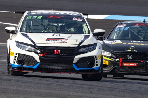 #73 Honda Civic Type-R of Frank Szczesniak, LA Honda World Racing, TC, TC America, SRO, Indianapolis Motor Speedway, Indianapolis, IN, USA, October 2021
 | Brian Cleary/SRO