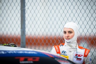 Bryan Herta Autosport, IN, Indianapolis, Indianapolis Motor Speedway, October 2021#98 Hyundai Elantra N Line of Taylor Hagler, SRO, TC America, TCA, USA
 | Fabian Lagunas/SRO