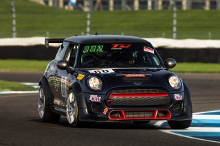 IN, Indianapolis, Indianapolis Motor Speedway, MINI JCW Team, October 2021#60  Mini Cooper GP3 of Derek Jones, SRO, TC, TC America, USA
 | Fabian Lagunas/SRO