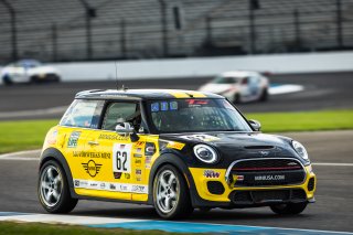 IN, Indianapolis, Indianapolis Motor Speedway, MINI JCW Team, October 2021#62 Mini Cooper of Clay Williams, SRO, TC America, TCA, USA
 | Fabian Lagunas/SRO