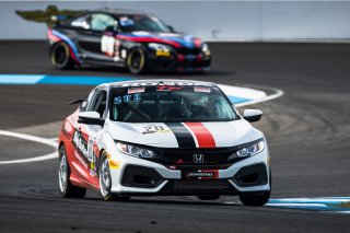 IN, Indianapolis, Indianapolis Motor Speedway, October 2021#20 Honda Civic Si of Mike Stillwagon, SRO, Skip Barber Racing School, TC America, TCA, USA
 | Fabian Lagunas/SRO