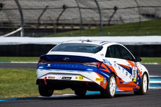 Bryan Herta Autosport, IN, Indianapolis, Indianapolis Motor Speedway, October 2021#98 Hyundai Elantra N Line of Taylor Hagler, SRO, TC America, TCA, USA
 | Fabian Lagunas/SRO