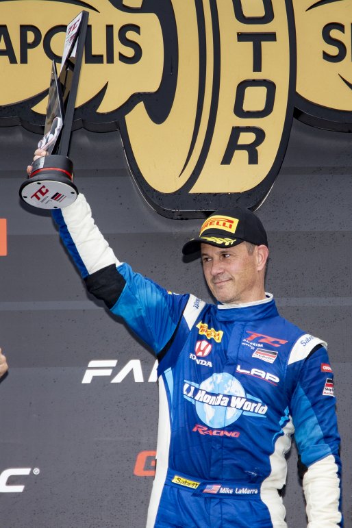 #37 Honda Civic Type-R of Mike LaMarra, LA Honda World Racing, TC, TC America, SRO, Indianapolis Motor Speedway, Indianapolis, IN, USA, October 2021
 | Brian Cleary/SRO