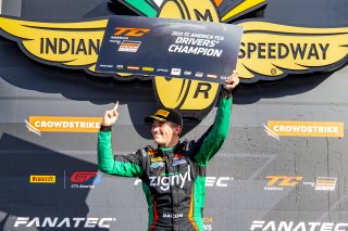 #18 Hyundai Veloster Turbo TCA of Caleb Bacon, Forbush Performance, TCA, TC America, SRO, Indianapolis Motor Speedway, Indianapolis, IN, USA, October 2021
 | Brian Cleary/SRO