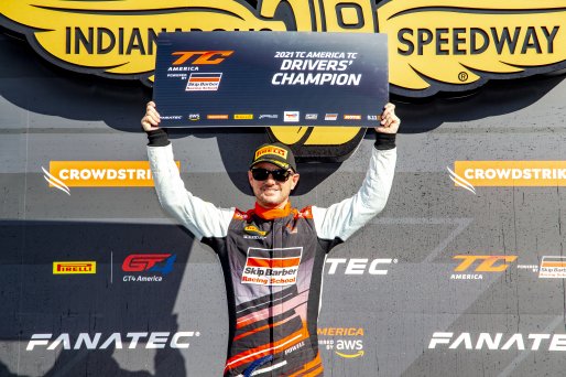 #92 Honda Civic Type-R of Eric Powell, Skip Barber Racing School, TC, TC America, SRO, Indianapolis Motor Speedway, Indianapolis, IN, USA, October 2021
 | Brian Cleary/SRO