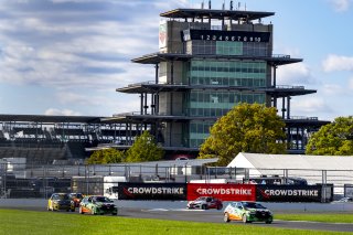 #18 Hyundai Veloster Turbo TCA of Caleb Bacon, Forbush Performance, TCA, TC America, SRO, Indianapolis Motor Speedway, Indianapolis, IN, USA, October 2021
 | Brian Cleary/SRO