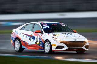 Bryan Herta Autosport, IN, Indianapolis, Indianapolis Motor Speedway, October 2021#98 Hyundai Elantra N Line of Taylor Hagler, SRO, TC America, TCA, USA
 | Fabian Lagunas/SRO