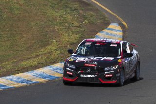#780 Honda Civic Is of Sally McNulty, VGRT Racing Team, TC America, TCA, SRO America, Sonoma Raceway, Sonoma, CA, April  2022.
 | Brian Cleary/SRO