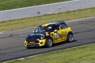 #61 Mini Cooper 2019 - JCW New of Christian Perocarpi, MINI JCW Team, TC America, TCA, SRO America, Sonoma Raceway, Sonoma, CA, April  2022.
 | Brian Cleary/SRO