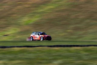#62 Mini Cooper 2019 - JCW New of PJ Groenke, MINI JCW Team, TC America, TCA, SRO America, Sonoma Raceway, Sonoma, CA, April  2022.
 | Brian Cleary/SRO
