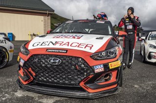 #78 Hyundai Veloster N DCT TC of Jeff Ricca, Genracer Ricca Autosport, TC America, TC, SRO America, Sonoma Raceway, Sonoma, CA, April  2022.
 | Brian Cleary/SRO