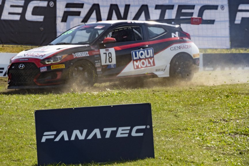 #78 Hyundai Veloster N DCT TC of Jeff Ricca, Genracer Ricca Autosport, TC America, TC, SRO America, Sonoma Raceway, Sonoma, CA, April  2022.
