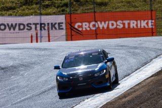 #2 Honda Civic Si of Colin Harrison, Skip Barber Racing School, TC America, TCA, SRO America, Sonoma Raceway, Sonoma, CA, April  2022.
 | Regis Lefebure/SRO