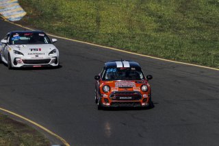 #62 Mini Cooper 2019 - JCW New of PJ Groenke, MINI JCW Team, TC America, TCA, SRO America, Sonoma Raceway, Sonoma, CA, April  2022.
 | Brian Cleary/SRO