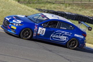 #70 Mazda 3 of Joey Jordan, FTG Racing, TC America, TC, SRO America, Sonoma Raceway, Sonoma, CA, April  2022.
 | Brian Cleary/SRO