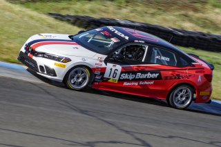 #16 Honda Civic Si of Carter Fartuch, Skip Barber Racing School, TC America, TCA, SRO America, Sonoma Raceway, Sonoma, CA, April  2022.
 | Brian Cleary/SRO