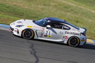 #21 Subaru BRZ of Gresham Wagner, TechSport Racing, TC America, TCA, SRO America, Sonoma Raceway, Sonoma, CA, April  2022.
 | Brian Cleary/SRO