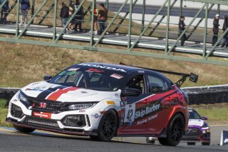 #42  HondaCivic Type-R of Ken Fukuda, Skip Barber Racing School, TC America, TC, SRO America, Sonoma Raceway, Sonoma, CA, April  2022.
 | Brian Cleary/SRO