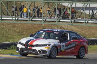 #16 Honda Civic Si of Carter Fartuch, Skip Barber Racing School, TC America, TCA, SRO America, Sonoma Raceway, Sonoma, CA, April  2022.
 | Brian Cleary/SRO