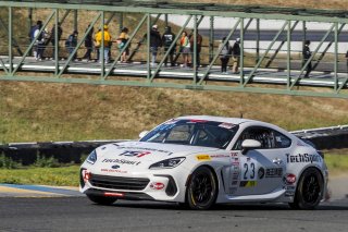 #23 Subaru BRZ of Shaoyl Che, TechSport Racing, TC America, TCA, SRO America, Sonoma Raceway, Sonoma, CA, April  2022.
 | Brian Cleary/SRO