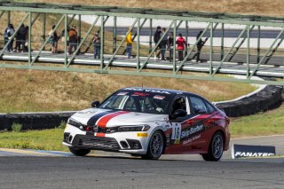 #16 Honda Civic Si of Carter Fartuch, Skip Barber Racing School, TC America, TCA, SRO America, Sonoma Raceway, Sonoma, CA, April  2022.
 | Brian Cleary/SRO