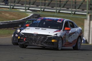 #98 Hyundai Elenta N-Line of Branyon Tiner, BRYAN HERTA AUTOSPORT W/ CURB-AGAJANIAN, TC America, TCA, SRO America, Sonoma Raceway, Sonoma, CA, April  2022.
 | Brian Cleary/SRO