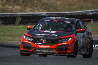 #9 Honda Civic Type-R, of Kevin Boehm, Skip Barber Racing, TC America, TC, SRO America, Sonoma Raceway, Sonoma, CA, April  2022.
 | Brian Cleary/SRO
