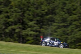 #60 Mini Cooper JCW Pro TC of Clay Williams, MINI JCW Team, TC America, TC, SRO America, VIR, Virginia International Rcaeway, Alton, Virginia, June 2022.
 | James Lietz/SRO