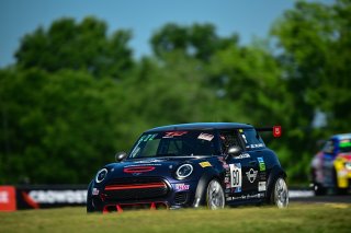 #60 Mini Cooper JCW Pro TC of Clay Williams, MINI JCW Team, TC America, TC, SRO America, VIR, Virginia International Rcaeway, Alton, Virginia, June 2022.
 | Fred Hardy/SRO