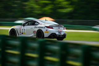 #22 Subaru BRZ of Devin Anderson, TechSport Racing, TC America, TCA, SRO America, VIR, Virginia International Rcaeway, Alton, Virginia, June 2022.
 | Fred Hardy/SRO
