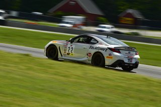 #22 Subaru BRZ of Devin Anderson, TechSport Racing, TC America, TCA, SRO America, VIR, Virginia International Rcaeway, Alton, Virginia, June 2022.
 | James Lietz/SRO