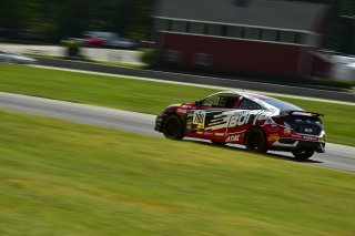 #780 Honda Civic Is of Sally McNulty, VGRT Racing Team, TC America, TCA, SRO America, VIR, Virginia International Rcaeway, Alton, Virginia, June 2022.
 | James Lietz/SRO