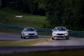 #26 BMW M2 CS (Cup) of Lucas Catania, Rigid Speed, TC America, TCX, #24 BMW M2 CS (Cup) of Joseph Catania, SRO America, VIR, Virginia International Rcaeway, Alton, Virginia, June 2022.
 | Regis Lefebure/SRO