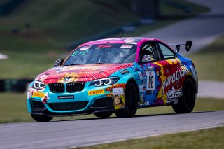 #06 BMW M240iR (*2019 EVO)of Matthew Ibrahim, DRS & Garagistic, TC America, TC, SRO America, VIR, Virginia International Rcaeway, Alton, Virginia, June 2022.
 | Regis Lefebure/SRO