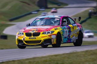 #09 BMW M240iR (*2019 EVO) of Kris Valdez, DRS & Garagistic, TC America, TC, SRO America, VIR, Virginia International Rcaeway, Alton, Virginia, June 2022.
 | Regis Lefebure/SRO