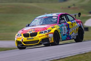 #09 BMW M240iR (*2019 EVO) of Kris Valdez, DRS & Garagistic, TC America, TC, SRO America, VIR, Virginia International Rcaeway, Alton, Virginia, June 2022.
 | Regis Lefebure/SRO