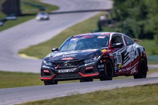 #780 Honda Civic Is of Sally McNulty, VGRT Racing Team, TC America, TCA, SRO America, VIR, Virginia International Rcaeway, Alton, Virginia, June 2022.
 | Regis Lefebure/SRO