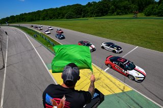 #16 Honda Civic Si of Carter Fartuch, Skip Barber Racing School, TC America, TCA, SRO America, VIR, Virginia International Rcaeway, Alton, Virginia, June 2022.
 | Fred Hardy/SRO