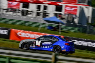 #1 BMW M2 CS (Cup) of Jacob Ruud, Fast Track Racing, TC America, TCX, SRO America, VIR, Virginia International Rcaeway, Alton, Virginia, June 2022.
 | James Lietz/SRO