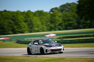 #22 Subaru BRZ of Devin Anderson, TechSport Racing, TC America, TCA, SRO America, VIR, Virginia International Rcaeway, Alton, Virginia, June 2022.
 | Fred Hardy/SRO