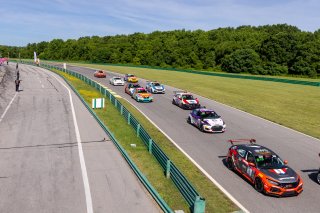 #9 Honda Civic Type-R, of Kevin Boehm, Skip Barber Racing, TC America, TC, SRO America, VIR, Virginia International Rcaeway, Alton, Virginia, June 2022.
 | Regis Lefebure/SRO