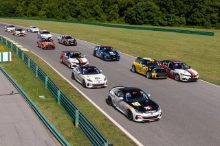 #22 Subaru BRZ of Devin Anderson, TechSport Racing, TC America, TCA, SRO America, VIR, Virginia International Rcaeway, Alton, Virginia, June 2022.
 | Regis Lefebure/SRO